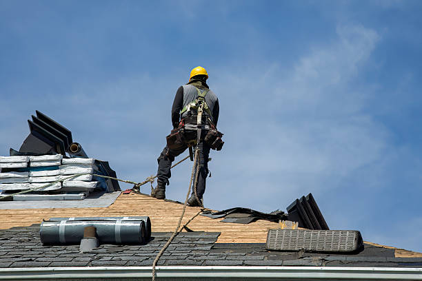 Professional Roof Replacement technician working in Chase, PA